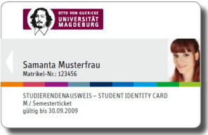 Studentenausweis-Muster