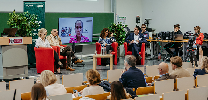 Podiumsdiskussion beim Rektorentreffen EU GREEN
