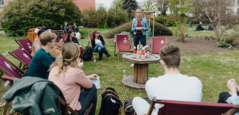 Auftaktveranstaltung Stipendien im April 2022 ©Jana Dünnhaupt