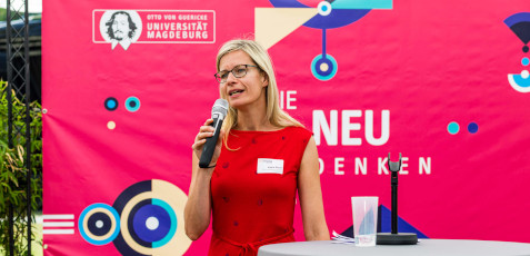 Jubiläumsveranstaltung Deutschlandstipendium, Katrin Burgmann (geb. Pauer) ©Chris Rößler