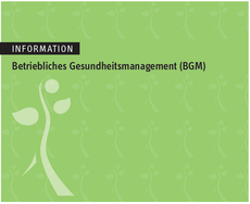 Flyer des Betrieblichen Gesundheitsmanagement der OVGU