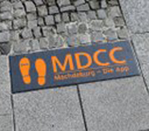 Fußabdrücke Machdeburg App