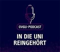 Grafik Podcast In die Uni reingehört (c) Medienzentrum Uni Magdeburg