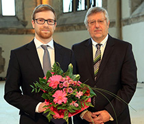 Tim Schumacher, OVGU-Auszubildender als Bundesbester seiner Berufsgruppe ausgezeichnet