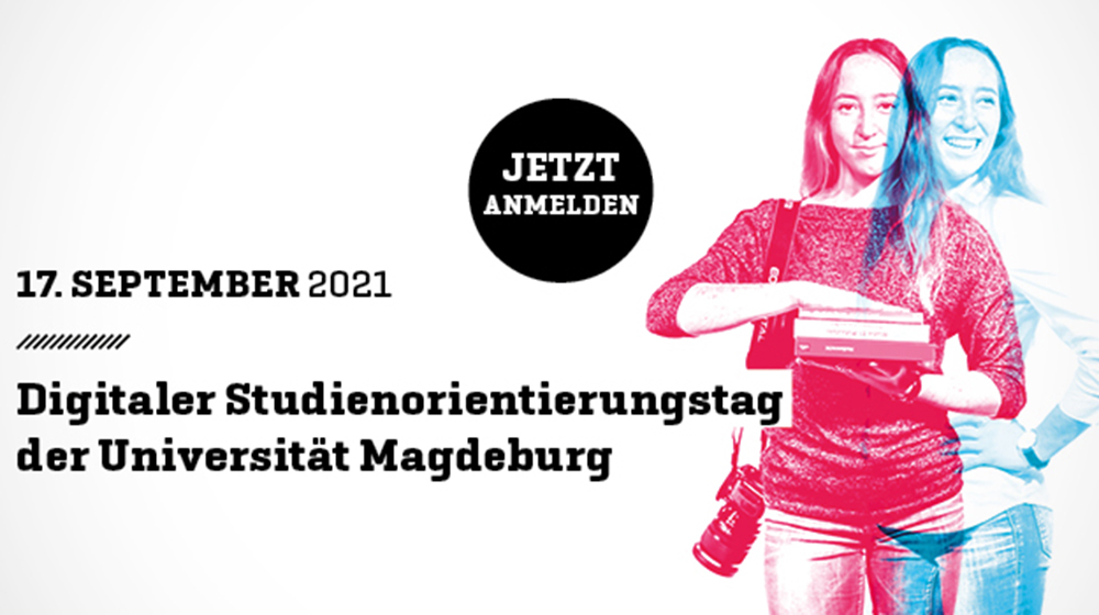 Grafik Digitaler Studienorientierungstag der Uni Magdeburg