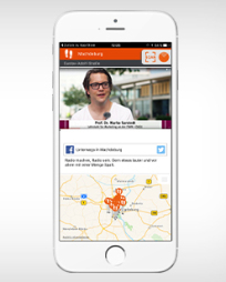 Screenshot - Machdeburg App an der Universität Magdeburg
