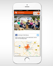 Screenshot - Machdeburg App an der Universität Magdeburg