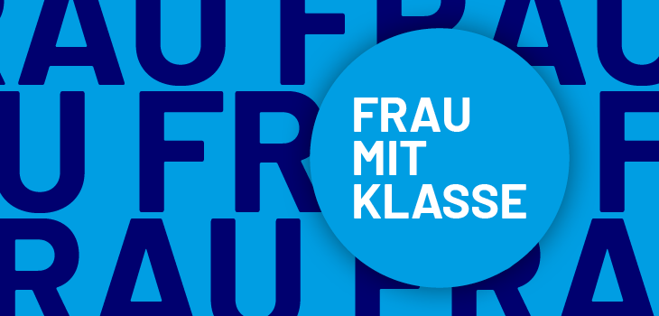 Header - Frau mit Klasse