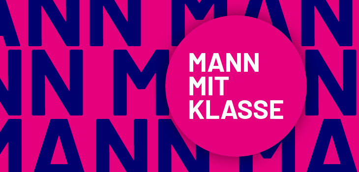 Header - Mann mit Klasse