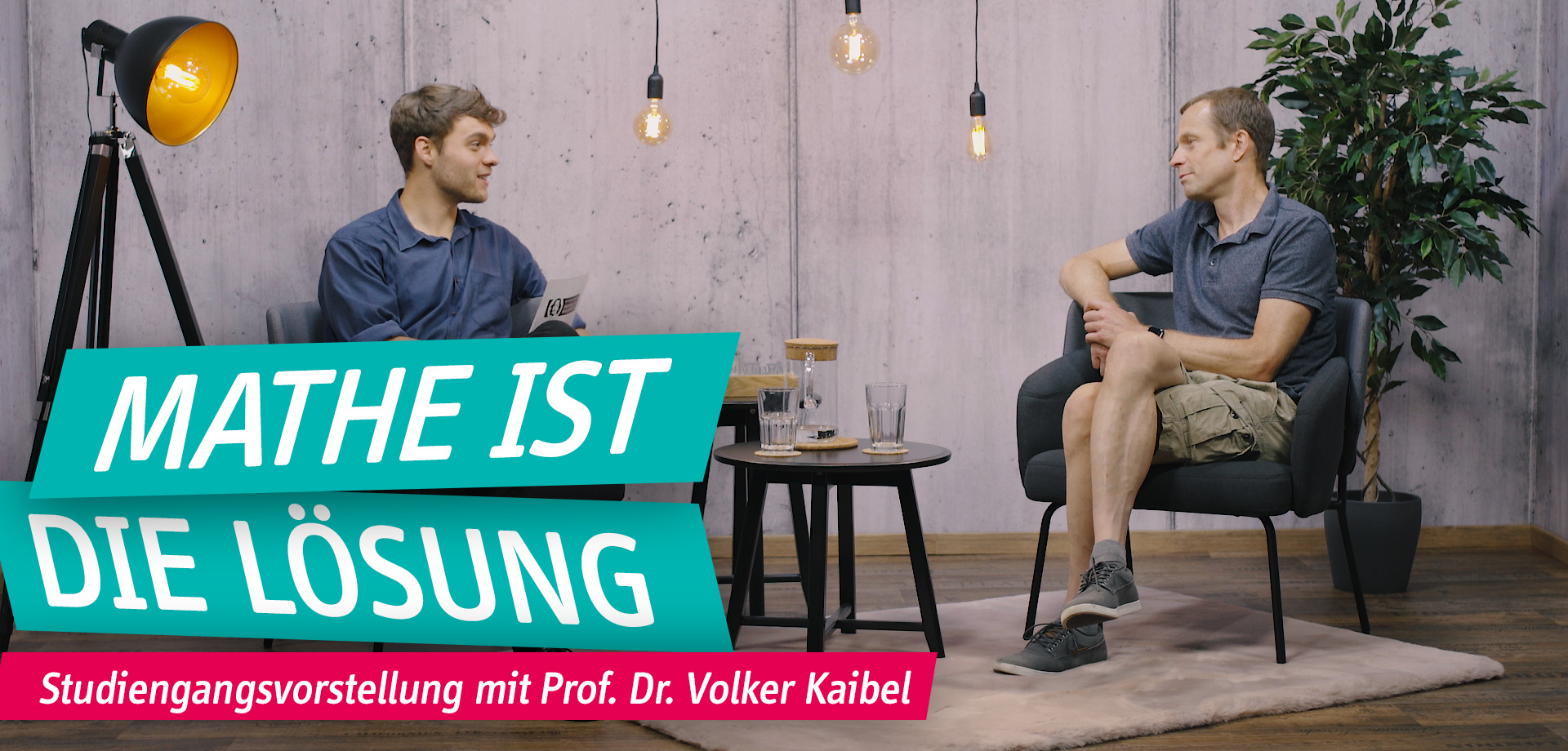 Header - Video Studiengangsvorstellung mit Prof. Dr. Volker Kaibel
