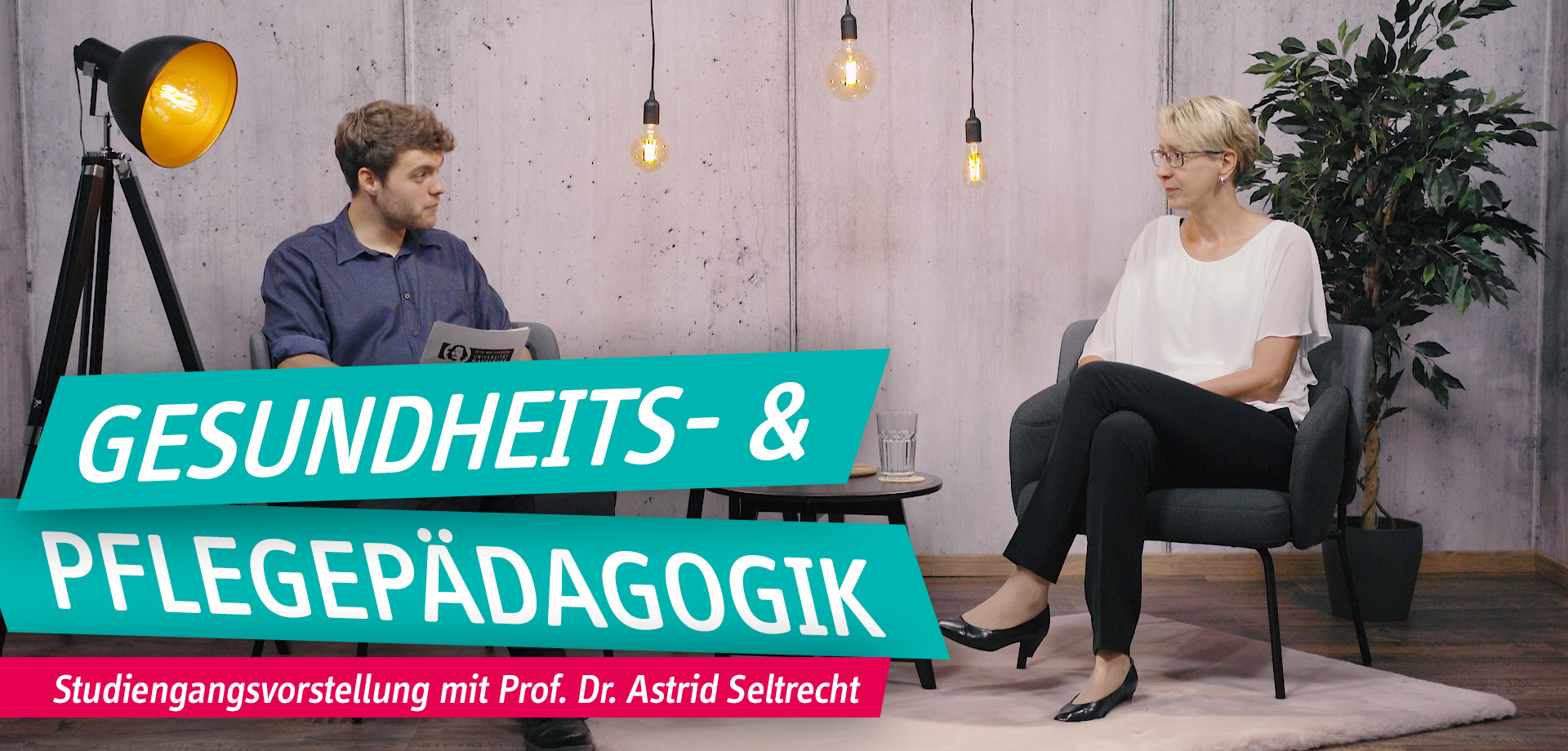 Header - Video Studiengangsvorstellung mit Prof Dr. Seltrecht