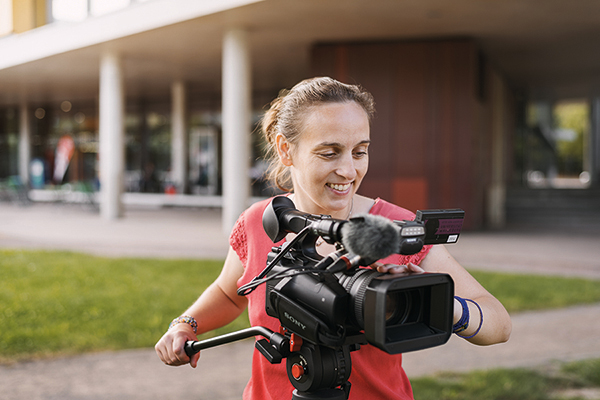 Foto von Jana Richter, Koordinatorin der Medienwerkstatt