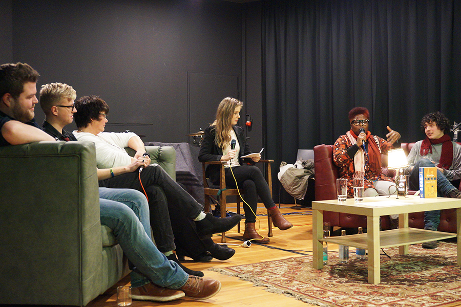 Die Podiumsdiskussion _Wer und was ist die Gesellschaft__Foto von Marie Fröhlich