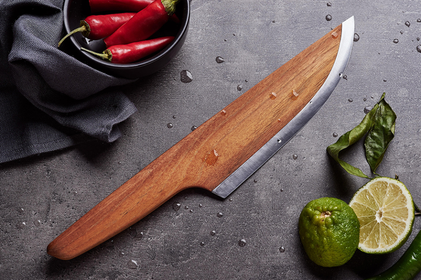Das Messer aus Holz von LIGNUM. (c) LIGNUM Das Messer aus Holz von LIGNUM. (c) LIGNUM