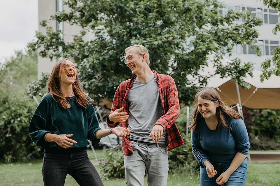 Anne-Kathrin Boldt, Gregor Buhse und Catherina-Pauline Kleinbauer von der Uni Magdeburg (c) Jana Dünnhaupt