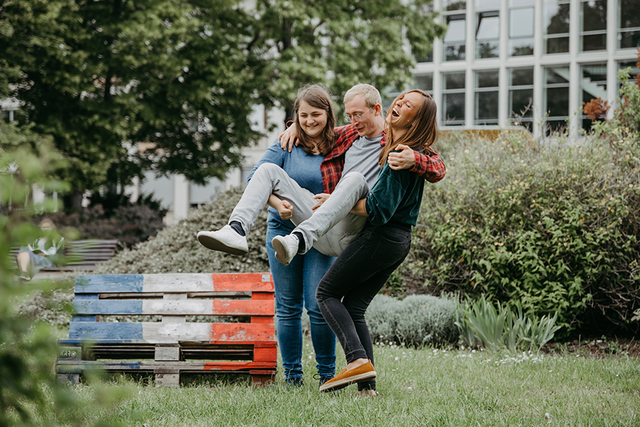 Catherina-Pauline Kleinbauer, Gregor Buhse und Anne-Kathrin Boldt von der Uni Magdeburg (c) Jana Dünnhaupt 2