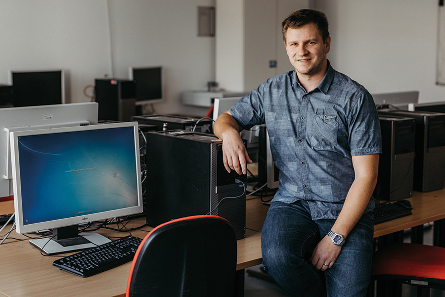 Student Marco Finkendei