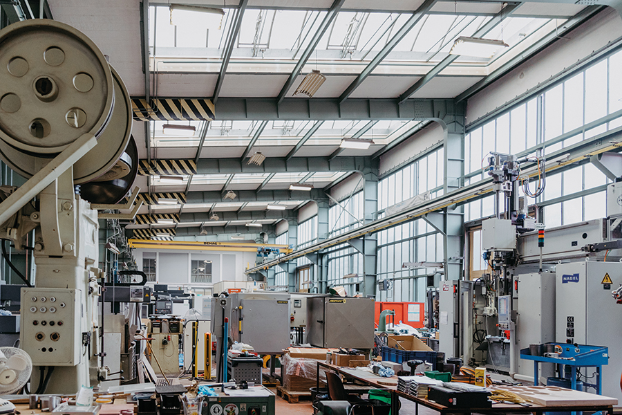 Die Maschinenhalle im Gebäude 12 (c) Jana Dünnhaupt_Uni Magdeburg