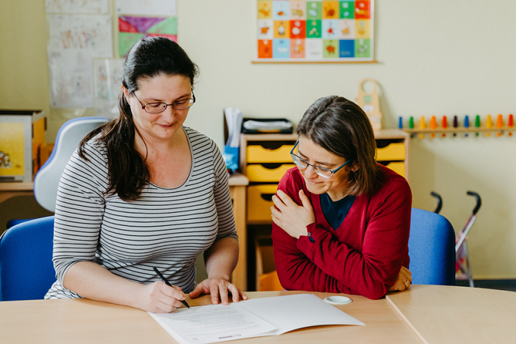 Sandra Börner und Dr. Lesske Familienstipendium (c) Jana Dünnhaupt