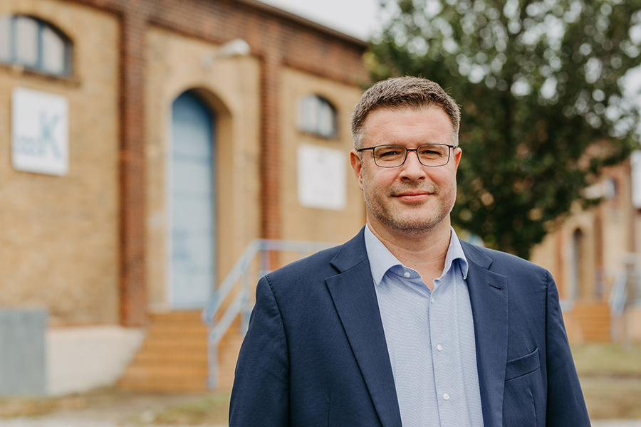 Andreas Müller Geschäftsführer des Galileo Testfeldes (c) Jana Dünnhaupt_Uni Magdeburg