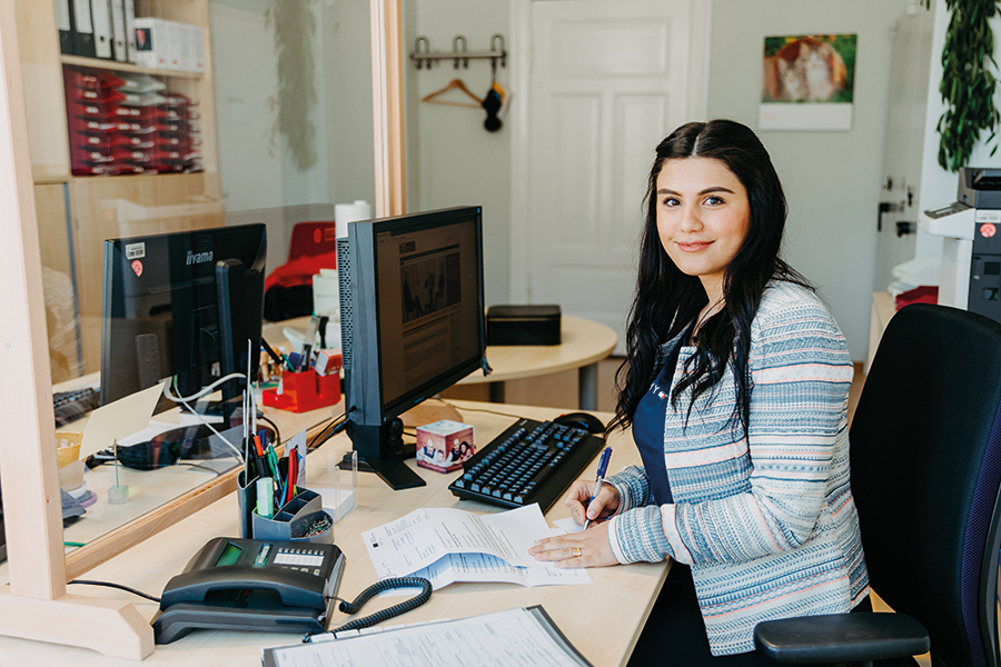 Azubine Fadwa Ahmar (c) Jana Dünnhaupt