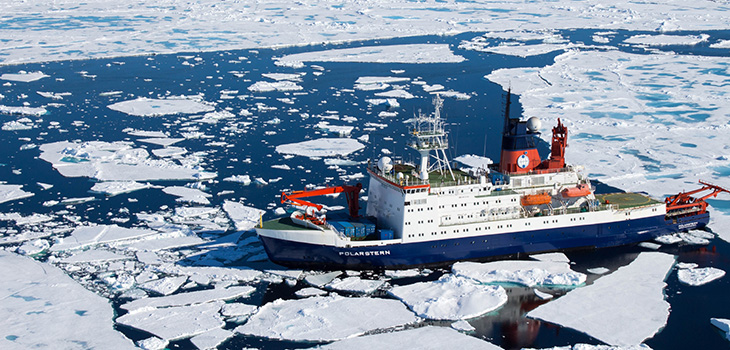 Das Forschungsschiff Polarstern (c) Alfred Wegener Institut Stefanie Arndt  CC-BY 4.0
