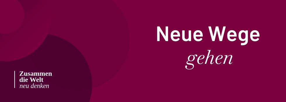 Header DE Neue Wege gehen - Forschung & Transfer